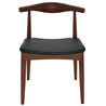 Saal Dining Chair - Walnut Black (2044914270297)