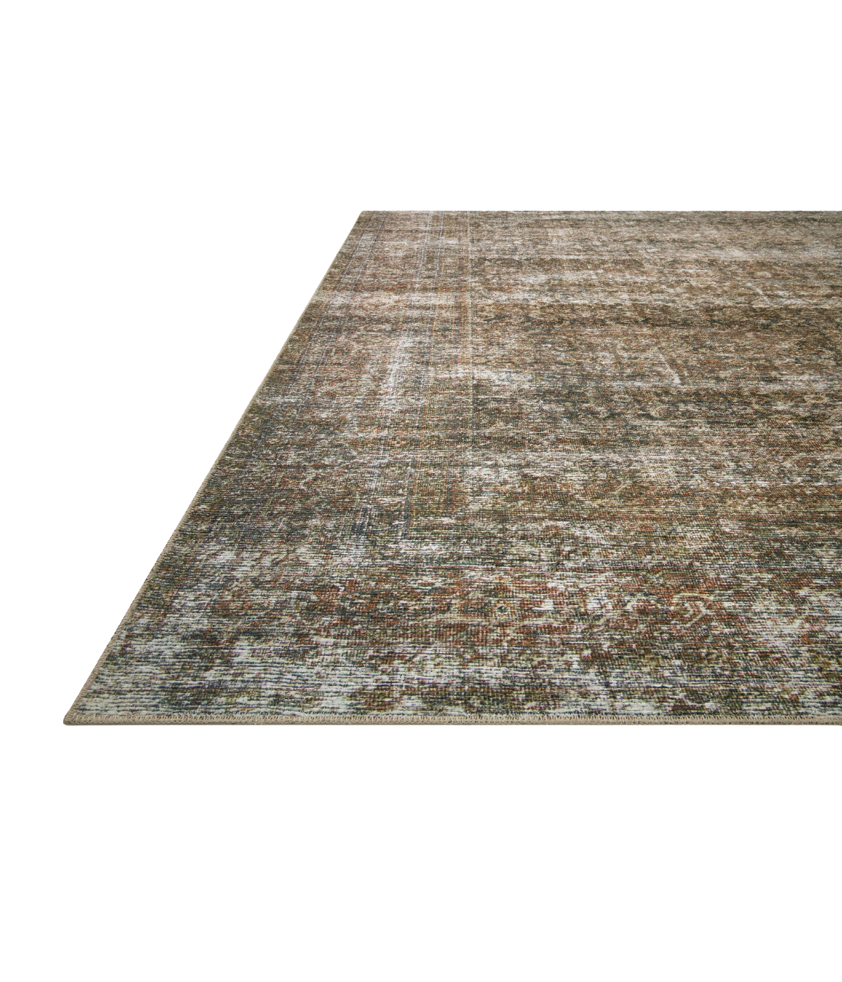 Tapis Billie - Tabac/Rouille