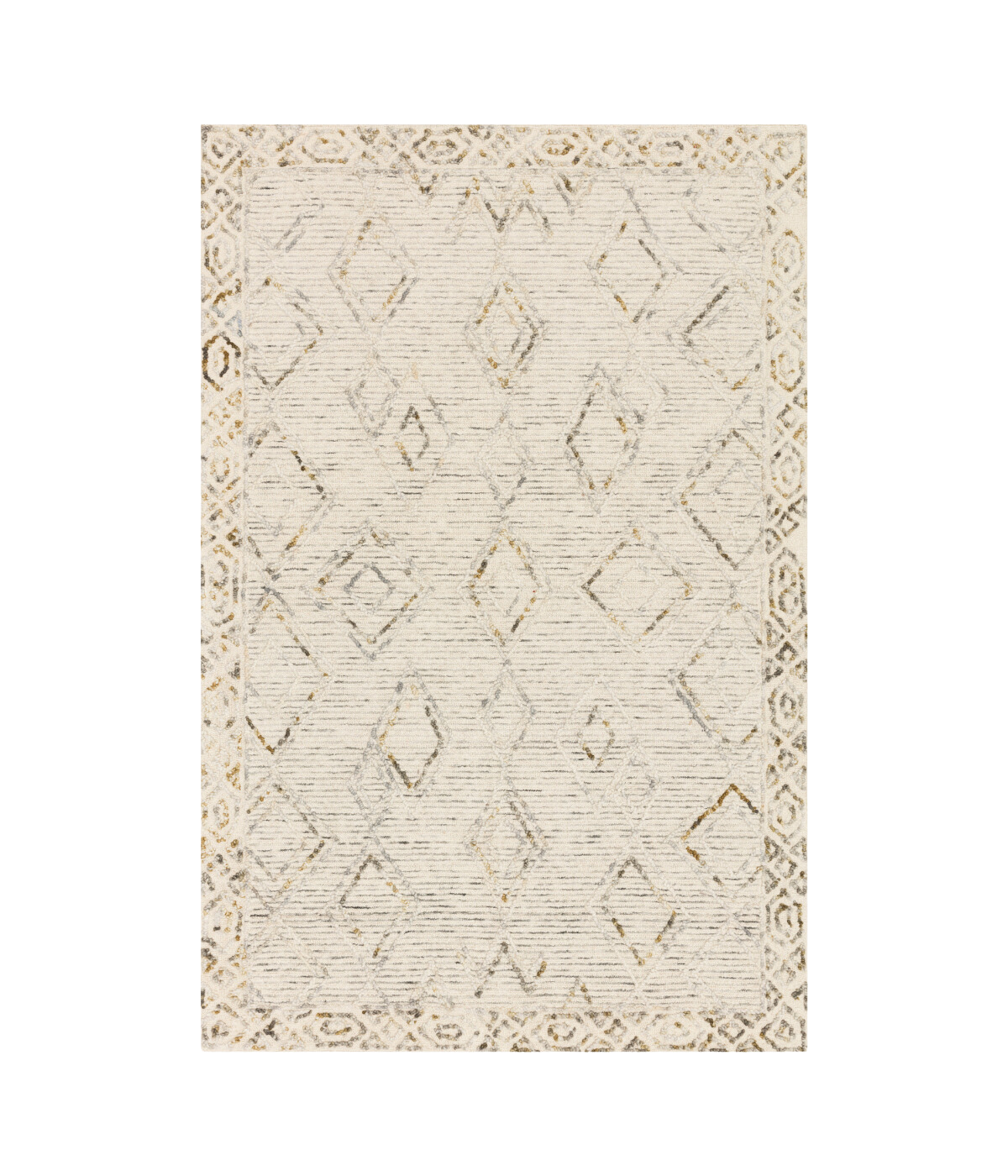 Leela Rug - Ivory/Lagoon – Dala Decor
