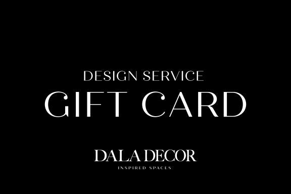 design service gift card.