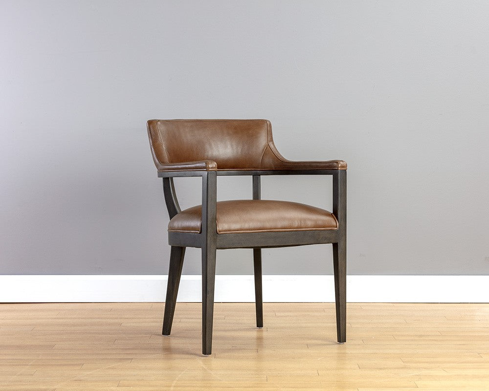 Brylea Dining Armchair - Shalimar Tobacco Leather (6544157180006)