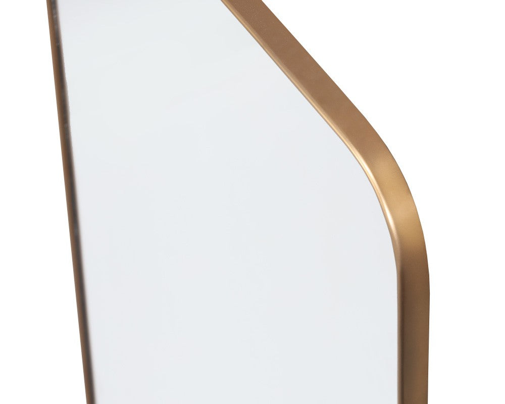 Calabasas Floor Mirror - Brass (6544184967270)