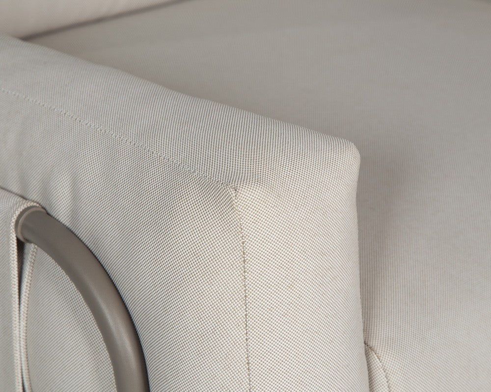 Granada Lounge Chair - Grey - Pallazo Cream (5024451166310)