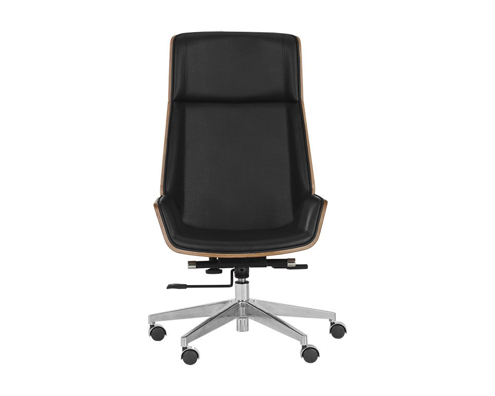 Rhett Office Chair - Dillon Black (6573198835814)