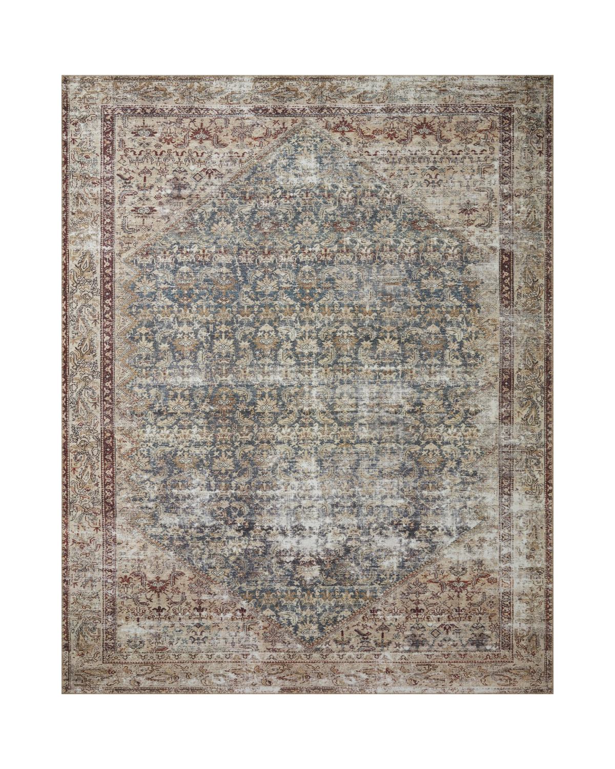 Georgie Rug - Teal/Antique – Dala Decor