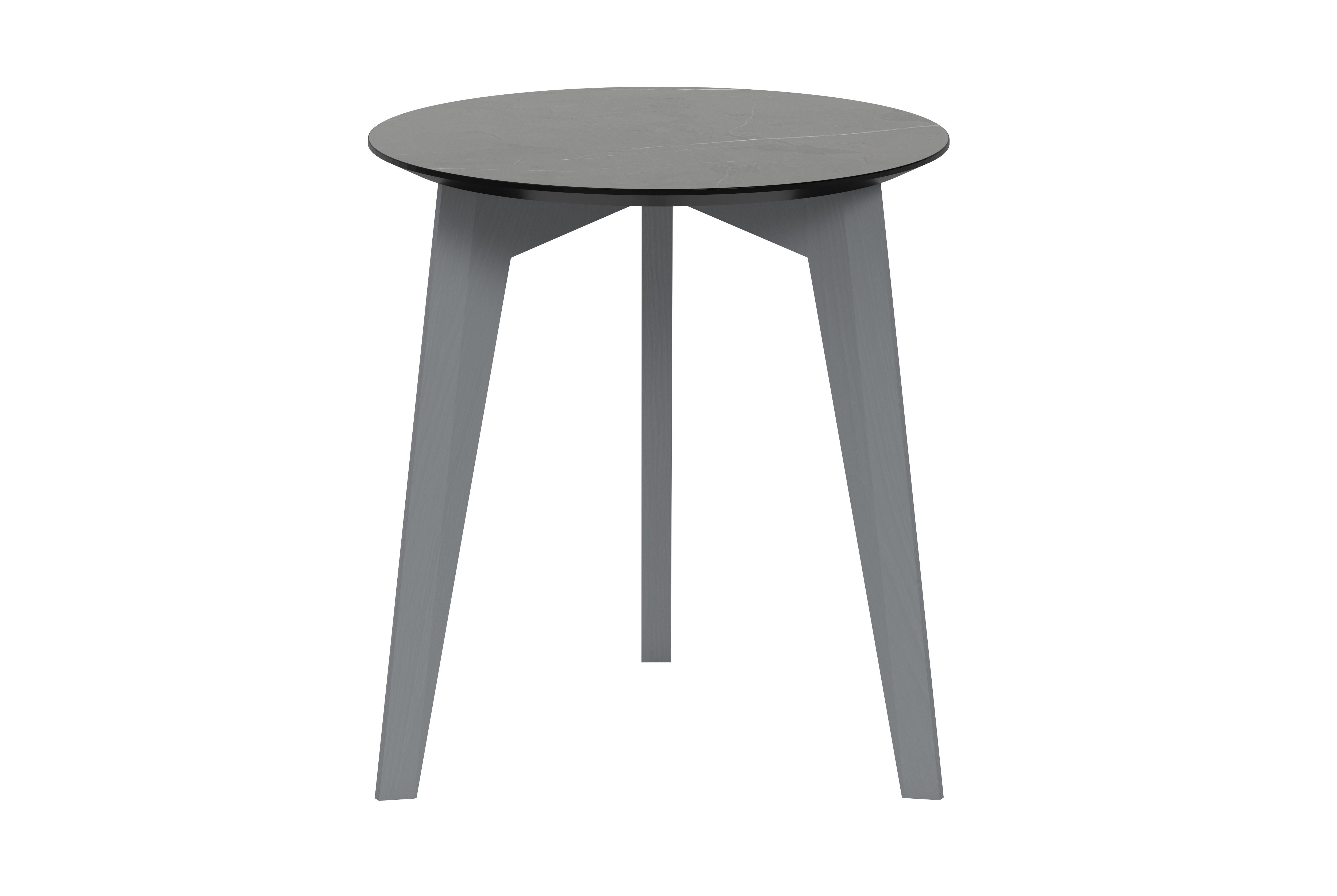 Malcolm Corner Table - Stone Dark Grey (4922286211174)