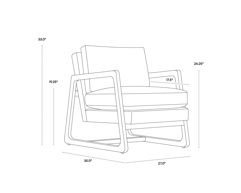 Catalano Lounge Chair - Graph Fog (5025823916134)