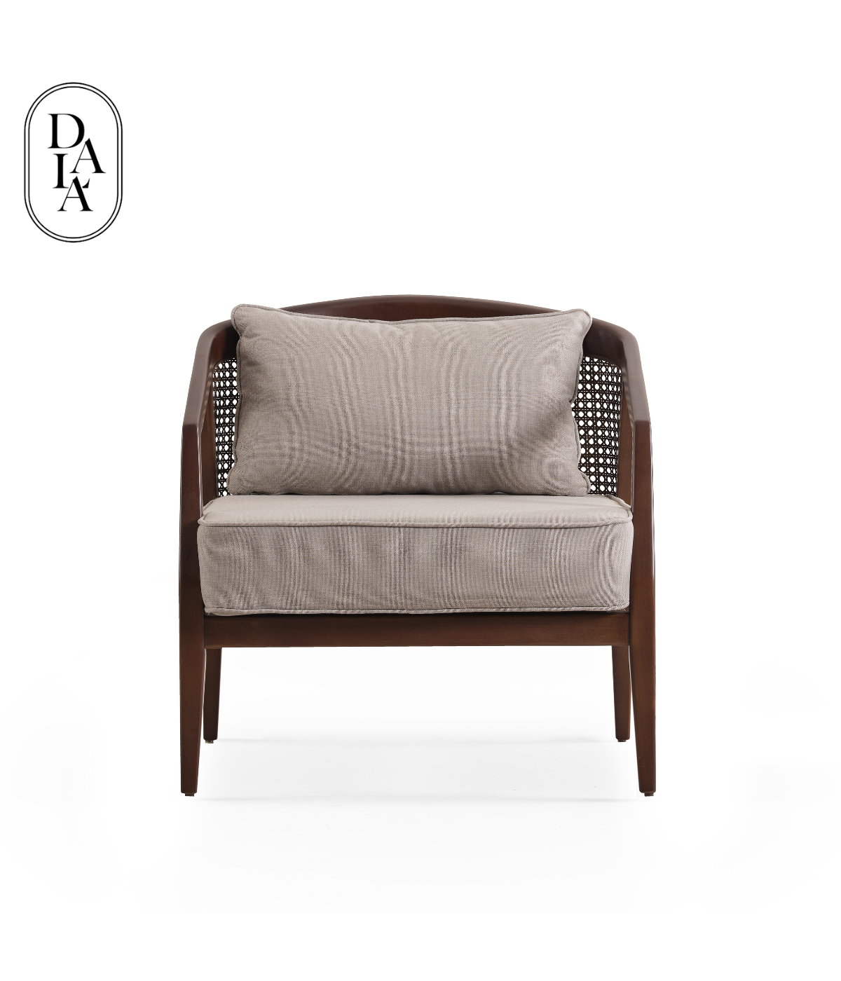 Front Nayiri Lounge Chair - Grey