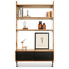 Theo Wall Unit With Drawer - Hard Fumed (1770766401625)
