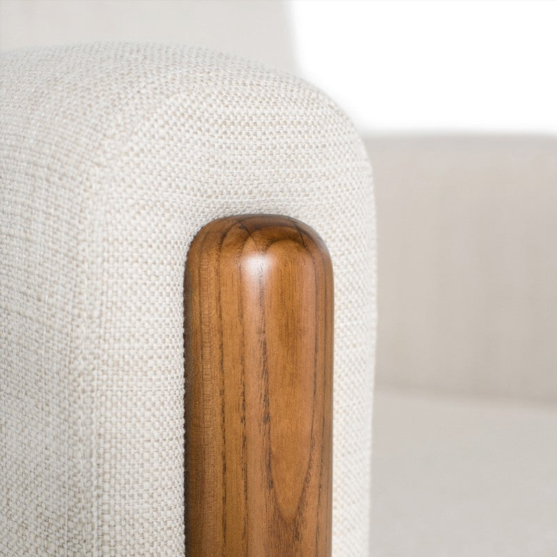 Steen Occasional Chair - Sand |  Walnut Stained Ash Legs (2179658383449)