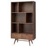 Baas Bookcase Wide - Walnut (1770764042329)