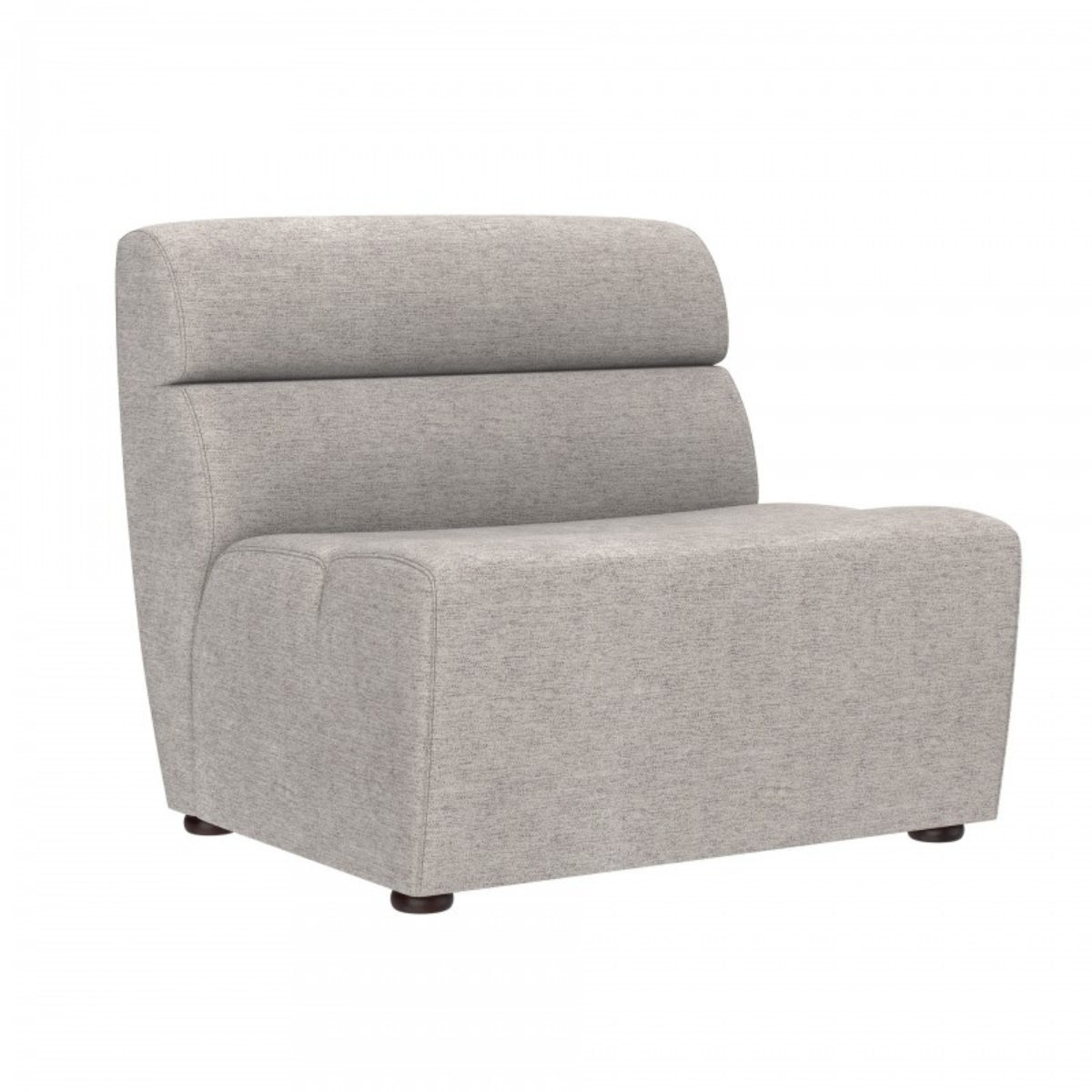 Cornell Modular - Armless Chair - Polo Club Stone