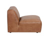 Watson Modular - Armless Chair - Marseille Camel Leather (5025916256358)