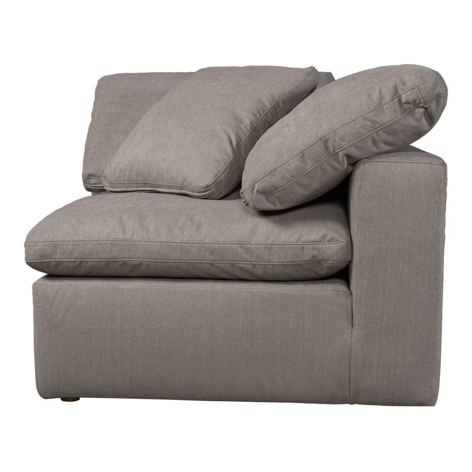 Terra Condo Corner Chair Livesmart Fabric - Light Grey (6588746432614)