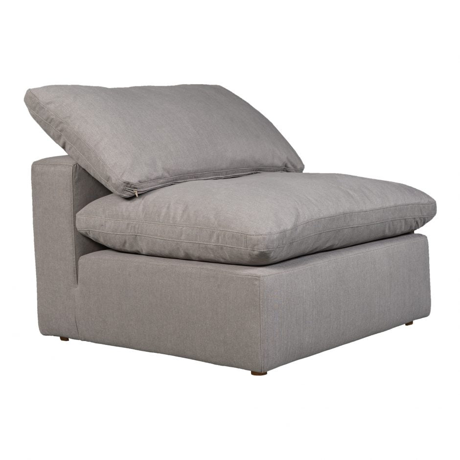Terra Condo Slipper Chair Livesmart Fabric - Light Grey (6588746563686)