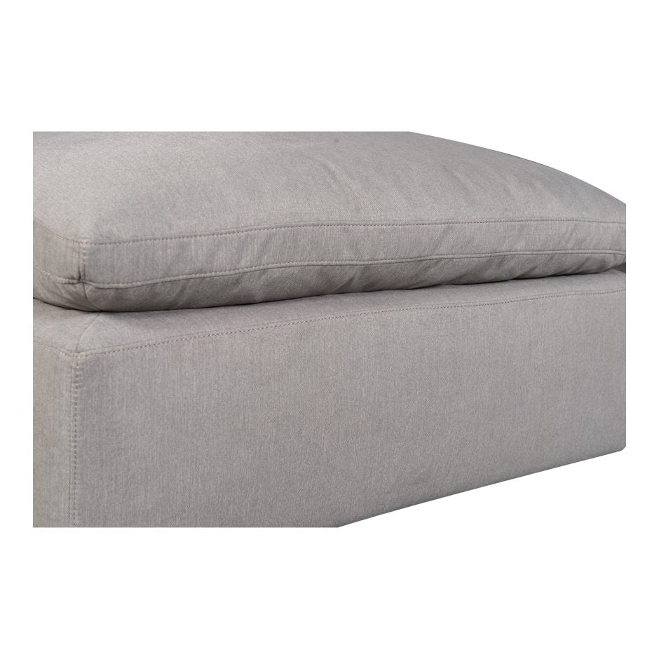 Terra Condo  Ottoman Livesmart Fabric - Light Grey (6588746498150)